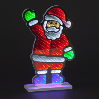 40cm Infinity Waving Santa Decoration