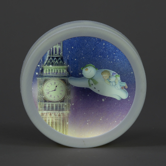 LED 12cm Round Wall Art: Big Ben