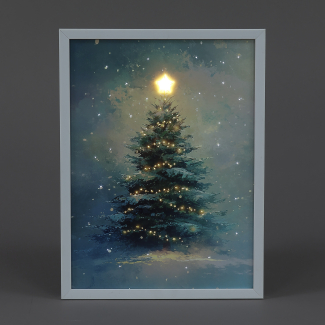 LED Wall Art Tree - 30x40cm