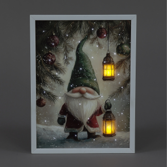 LED Wall Art Gonk - 30x40cm