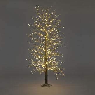 1.2m Black Micro Dot Tree with 500 Warm White LEDs