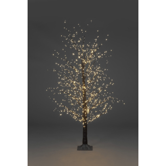 1.5m Black Micro Dot Tree w/900 Warm White LEDs Christmas Trees