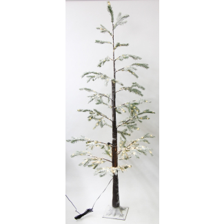 180cm Noel Snow Tree w/312 WaRemote White LEDs Christmas Decoration