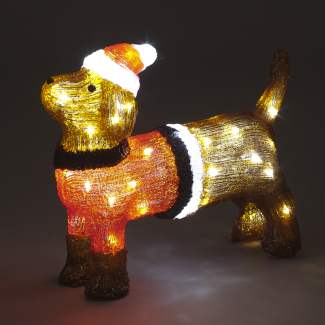 36cm Acrylic Dachshund 