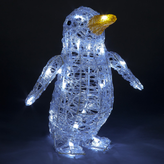 31cm Acrylic Penguin 