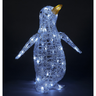 Acrylic Christmas Penguin (52cm)