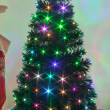 Colour Changing Snowbright Christmas Tree Close-Up