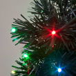 Close-Up on Snowbright Christmas Tree Branches