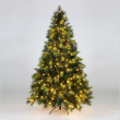 Pre-Lit Scots Pine Warm White LED Christmas Tree on a White Background