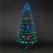 Colour Changing Snowbright Christmas Tree on a Black Background