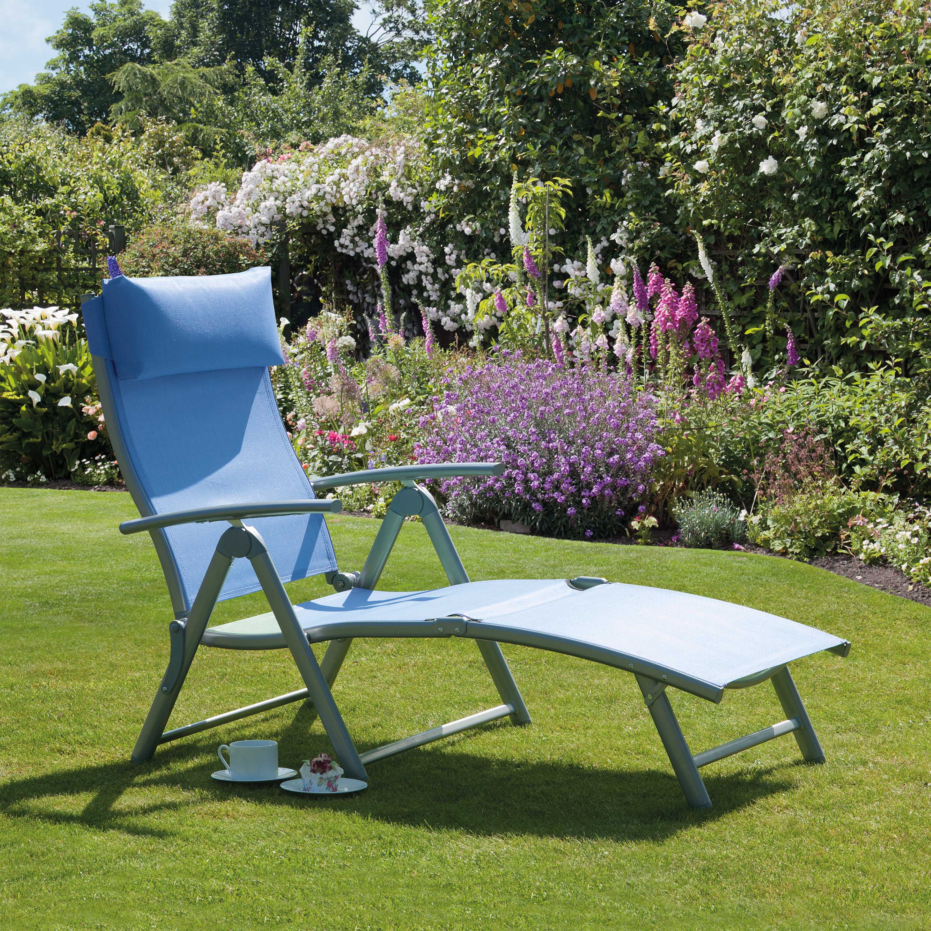 Suntime Havana Garden Patio Reclining Folding Sun Lounger Chair | eBay